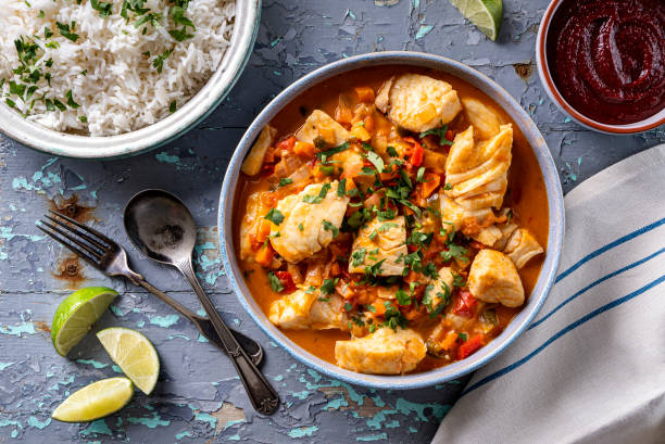 Brazilian fish moqueca